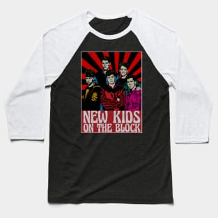 NKOTB 80s Pop Art Fan Art Baseball T-Shirt